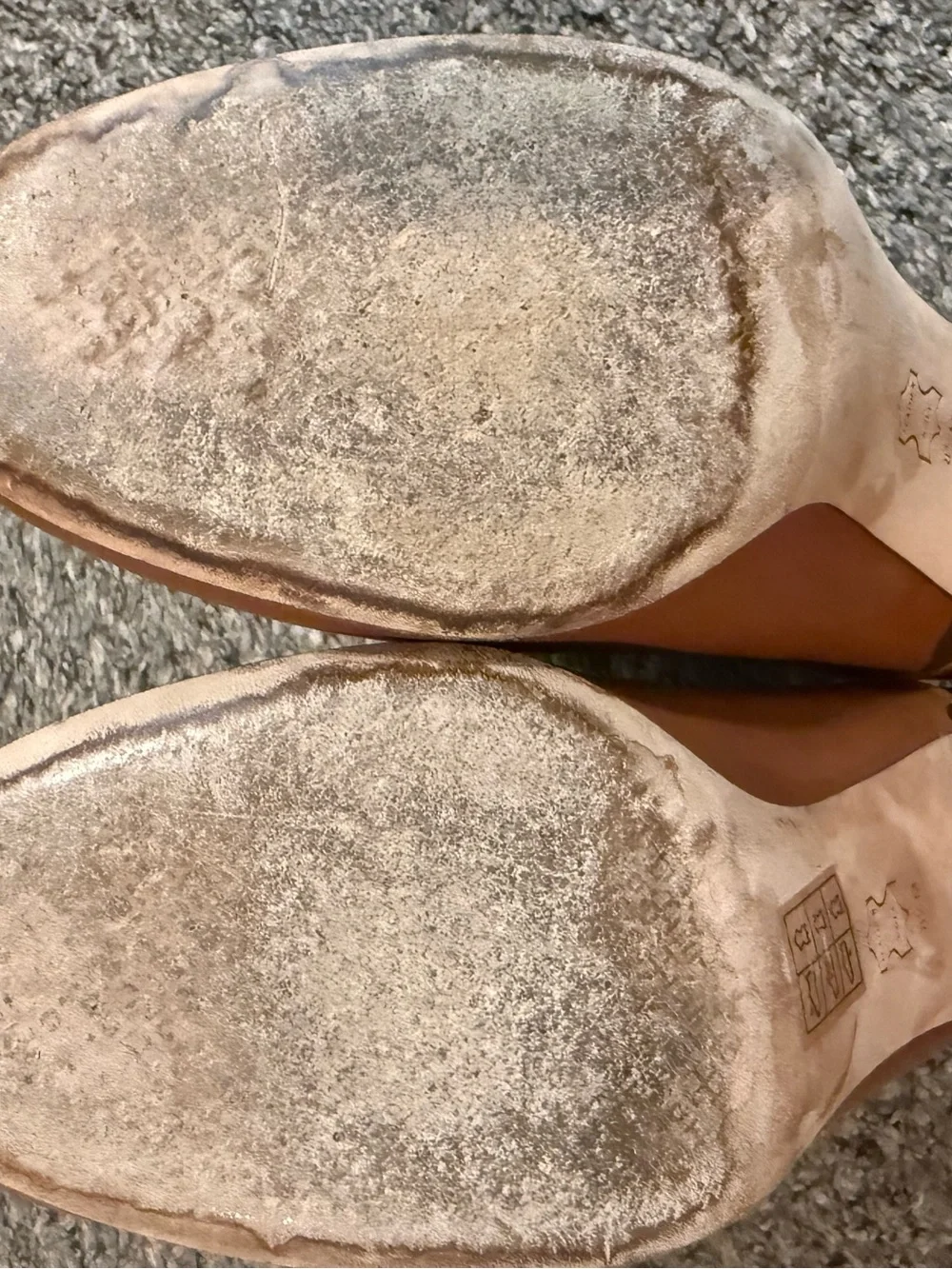 Women's Tan Leather Ankle Boots with Gold Accent (Tory Burch)